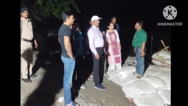 बगहा: बगहा में कटावरोधी कार्यों का डीएम ने किया निरीक्षण, दिए आवश्यक दिशा-निर्देश