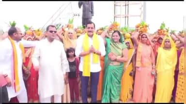 खुरई: खुरई के संत रविदास पार्क से समरसता यात्रा का मंत्री प्रतिनिधि लखन सिंह ने शुभारंभ कर यात्रा को किया रवाना