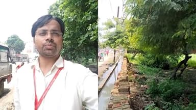 #ट्रिलियन_इकोनामी की बात करने वाली सरकार जमीन पर गरीब के लिए पैसा कितना ये हाल है #लखीमपुर_GIC कॉलेज खेल स्थल ग्राउंड का