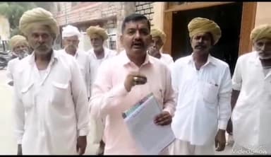 जालौर: जालौर सिणधरा बांध से नदी में पानी छोड़ने की मांग को लेकर किसान प्रतिनिधियों ने जिला कलेक्टर को सौंपा ज्ञापन।