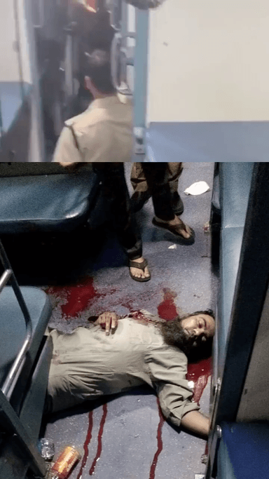 ट्रेन में RPF कॉन्स्टेबल ने 4 लोगों की गोली मारकर की हत्या, जिसमें 3 मुसलमान the #RPFConstableKillsFour #CommunalViolence #JaipurMumbaiTrain