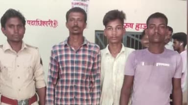 सुपौल: रहमानी गंज 50 पुला के समीप गश्ती दल ने तीन युव क को लोहे के पिस्टल के साथ पकड़ा भेजा जेल