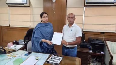 मोरनी: खण्ड मोरनी में खुला दरबार लगवाने को लेकर डीसी पंचकूला से मिले ब्लॉक समिति मोरनी की चेयरपर्सन के पति