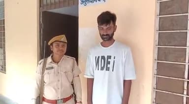 अलवर: कोतवाली थाना पुलिस ने जनरेटर से बैटरी चोरी करने के आरोप में एक युवक को बिजली घर चौराहे के समीप से किया गिरफ्तार