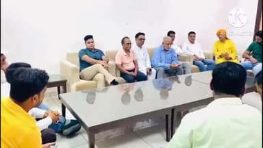 जगाधरी: साढ़ौरा के पूर्व भाजपा विधायक बलवंत सिंह ने बिलासपुर रेस्ट हाउस में मंडल कार्यकर्ताओं के साथ की बैठक