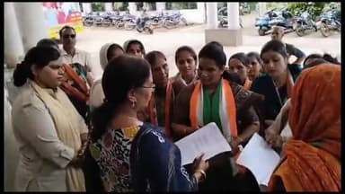 गुना नगर: जिला महिला कांग्रेस कमेटी ने कलेक्ट्रेट में मासूम बच्चियों की सुरक्षा की मांग को लेकर राज्यपाल के नाम DM को सौंपा ज्ञापन