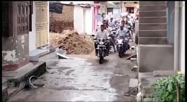 सरदारपुर: मतदाता जागरूकता अभियान के तहत सरदारपुर में निकाली गई वाहन रैली