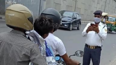 गाज़ियाबाद: जिले में यातायात पुलिस ने यातायात नियमों का उल्लंघन करने वाले 7097 वाहनों के किए चालान, नो जुगाड़ वाहन किए सीज