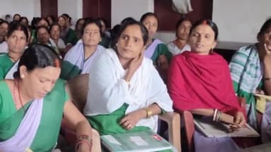 कटकमदाग: MDA कार्यक्रम के सफल संचालन को लेकर मसरातू पंचायत भवन में सहिया व आंगनबाड़ी सेविकाओं को दिया गया प्रशिक्षण