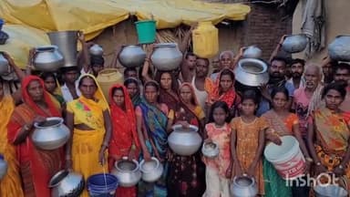 धनरुआ: नदपुरा अलीपुर टोला में पानी की समस्या को लेकर महिलाओं ने किया प्रदर्शन