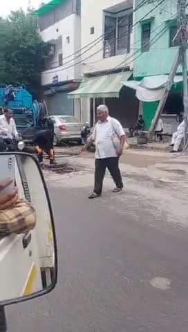 Delhi jal Nigam ma sivar line cleaning #tv9bhartbarsh @sr2847372