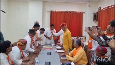 नागौर: भारतीय जनता पार्टी के प्रदेश संगठन महामंत्री चंद्रशेखर नागौर जिले के दौरे पर रहे, भाजपा कार्यालय में ली मीटिंग