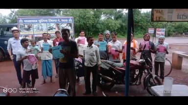 बेमेतरा: पुलिस ने हडगांव भेड़नी में अंजोर रथ के माध्यम से ग्रामीणों को किया जागरूक और अपराध के प्रति सजग रहने का दिये संदेश