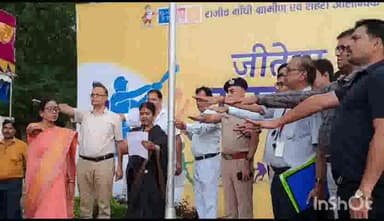 धौलपुर: आरएसी ग्राउंड में शहरी व ग्रामीण ओलंपिक खेलों का हुआ आगाज