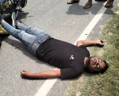 #मीरगंज जिगना ढाला के समीप बाइक सवार को मारी गोली