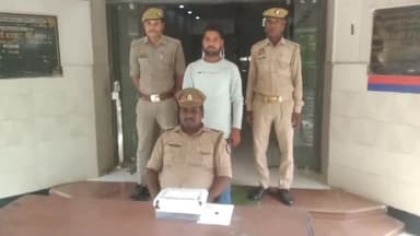 हाथरस: मैन्डू नहर पुल के पास से पुलिस ने एक युवक को किया गिरफ्तार, अवैध तमंचा व कारतूस हुआ बरामद