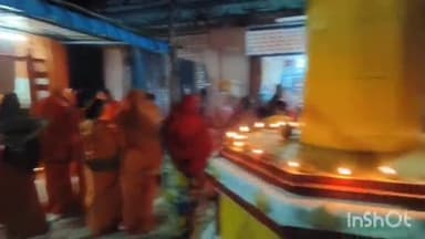 सुकमा: अयोध्या में राम मंदिर के शिलान्यास को 3 साल पूरा होने पर सुकमा के राम मंदिर में सैकड़ो हिंदुओं ने जलाए दिए की महाआरती