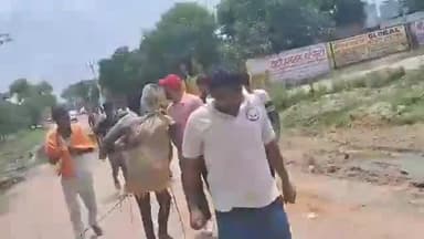 बौंद कलां: सांजरवास गांव में राजपूत समाज के लोगों ने भाजपा सरकार के खिलाफ प्रदर्शन करते हुए फूंका पुतला, लगाए सरकार विरोधी नारे