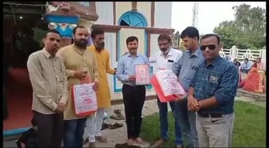 सरदारपुर: अंखड रामायण पाठ,पूर्णाहुति एवं महाप्रसाद का आयोजन श्री दादा दयालु हनुमान मंदिर सरदारपुर में किया गया