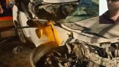 सागर नगर: ग्राम रतोना के पास तेज रफ्तार कार की भारी वाहन से हुई भिड़ंत, दुर्घटना में कार सवार भाजपा नेता व एक अन्य की हुई मौत