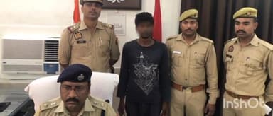 एत्मादपुर: थाना एत्मादपुर पुलिस टीम ने वंचित 10 हजार के इनामी लुटेरे को किया गिरफ्तार