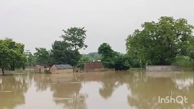 महसी: महसी और शिवपुर ब्लाक क्षेत्र में बाढ़ की स्थिति हो रही भयावह, लगातार बढ़ रहा जलस्तर, कई गांव बाढ़ के पानी से घिरे।
