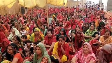 सरदारशहर: टँकी बालाजी मंदिर में चल रही श्रीमद् भागवत कथा के चौथे दिन कथावाचक ने श्रोताओं को किया भाव विभोर