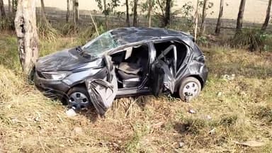 इसराना: रोहतक नेशनल हाइवे पर मोजीराम पेट्रोल पंप इसराना के समीप अनियंत्रित होकर पेड़ से टकराई कार, चालक घायल