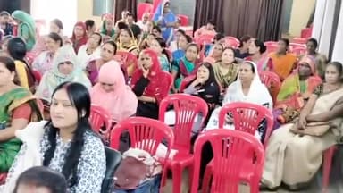 ब्यावरा: बीआरसी भवन में मुख्यमंत्री लाडली बहना योजना के अंतर्गत महिलाओं को दिखाया गया सीएम के कार्यक्रम का लाइव प्रसारण