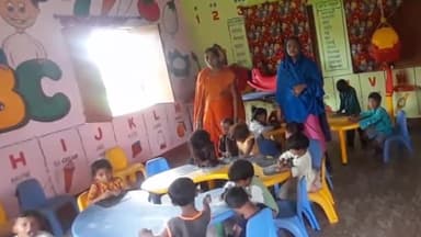 कटकमदाग: ग्राम ढेंगुरा के आंगनबाड़ी केंद्रों में MDA कार्यक्रम के तहत बच्चों को दी गई फाइलेरिया की दवा