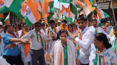 रेवाड़ी: रेवाड़ी में भाजपा ने निकाली तिरंगा यात्रा, अग्रसेन चौक से शुरू हुई तिरंगा यात्रा