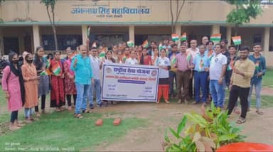 बेलसंड: राष्ट्रीय सेवा योजना कार्यक्रम के तहत बेलसंड के चंदौली में पौधरोपण का हुआ आयोजन ,बड़ी संख्या में लोगो ने लिया हिस्सा ।