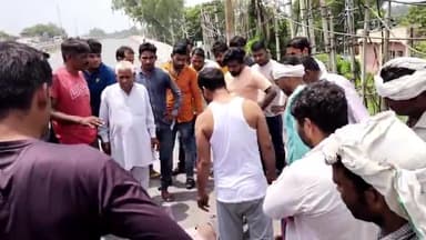 इसराना: रोहतक नेशनल हाईवे पर हुआ हादसा, बाइक चालक नी हुई मौत, डायल 112 पुलिस मौके पर पहुंच की जांच