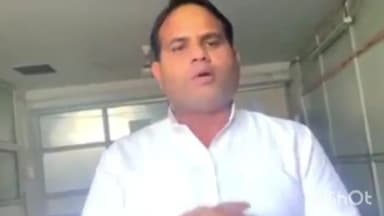 हुज़ूर: शिवाजी नगर में कांग्रेस की प्रेस वार्ता संत रविदास मंदिर  बनाए जाने पर कांग्रेस ने उठाए सवाल