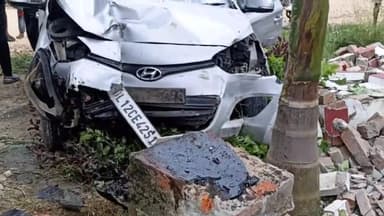 पट्टी: अनियंत्रित कार पूर्व माध्यमिक विद्यालय कधई मधुपुर की बाउंड्री वॉल से टकराई तीन घायल जिला अस्पताल रेफर