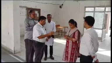 हनुमानगढ़: मतदान सामग्री वितरण संग्रहण एवम मतगणना के लिए जंक्शन स्थित राजकीय पॉलिटेक्निक कॉलेज का जिला कलक्टर ने किया निरीक्षण