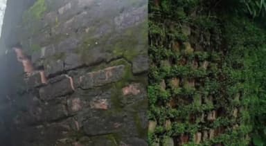 नगरोटा सूरियां: बासा पंचायत में भारी बारिश से डंगा गिरा, मलबे से मकान गिरने का खतरा