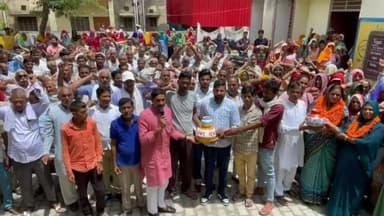 नीमराना: नीमराना पंचायत समिति के विभिन्न गांव में मेरी माटी मेरा देश कार्यक्रम का हुआ आयोजन