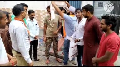 दीगोद: सुल्तानपुर में भाजपा कार्यकर्ताओं द्वारा 'मेरी माटी, मेरा देश' अभियान के अंतर्गत पूर्व सैनिकों का किया गया सम्मान