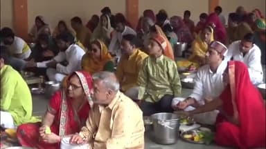 नागदा: नागदा के पांचाल धर्मशाला में सामूहिक रूप से रुद्राभिषेक का किया गया आयोजन