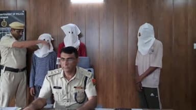 रेवाड़ी: रेवाड़ी में लूटपाट करने वाले चार बदमाश गिरफ्तार चारों पंजाब के फाजिल्का के रहने वाले है