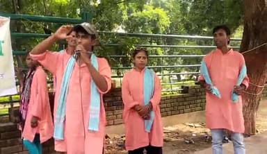 राजगीर: बिहार राज्य आपदा प्रबंधन प्राधिकरण के द्वारा राजगीर में नुक्कड़ नाटक का आयोजन किया गया