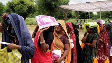 दौसा: PNKS PG कॉलेज में आयोजित इंदिरा गांधी स्मार्टफोन योजना में शिविर बना लाभार्थियों के लिए आफत, छाया पानी व्यवस्था नही