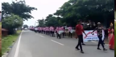 77वां स्वतंत्रता दिवस मनाया गया धूमधाम से