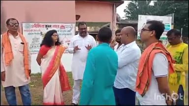 गोड्डा: भाजपा के प्रदेश अध्यक्ष सह पूर्व मुख्यमंत्री बाबूलाल मरांडी की प्रस्तावित सभा को ले पोड़ैयाहाट में किया गया स्थल निरीक्षण