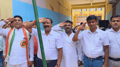 आरा: डीपीएस इंटरनेशनल स्कूल स्वत्रंत्रता दिवस पर झंडा फहराया गया