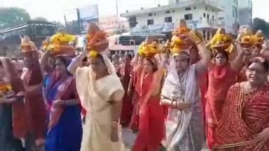 मंदसौर: नयापुरा एवं अन्य क्षेत्र से मेरी माटी मेरा देश अभियान के अंतर्गत निकली कलश यात्रा