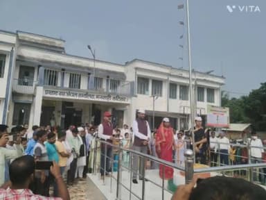 मनसाही:- मनसाही में धूमधाम के साथ मनाया गया 77 वा स्वतंत्रता दिवस।