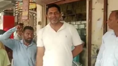 करनाल: रामनगर में बिजली कर्मचारियों का प्रदर्शन  सस्पेंड जेई व फोरमैन की बहाली की मांग