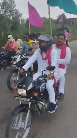 अमर शहीद #प्रजापति_रामचंद्र_विद्यार्थी जी की #शहादत_दिवस पर #भागीदारी_पार्टी द्वारा आयोजित #तिरंगा_यात्रा में बतौर मुख्य